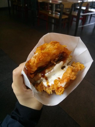 Illustration for article titled A Good, Horrible Look at Korea KFC's Double Down